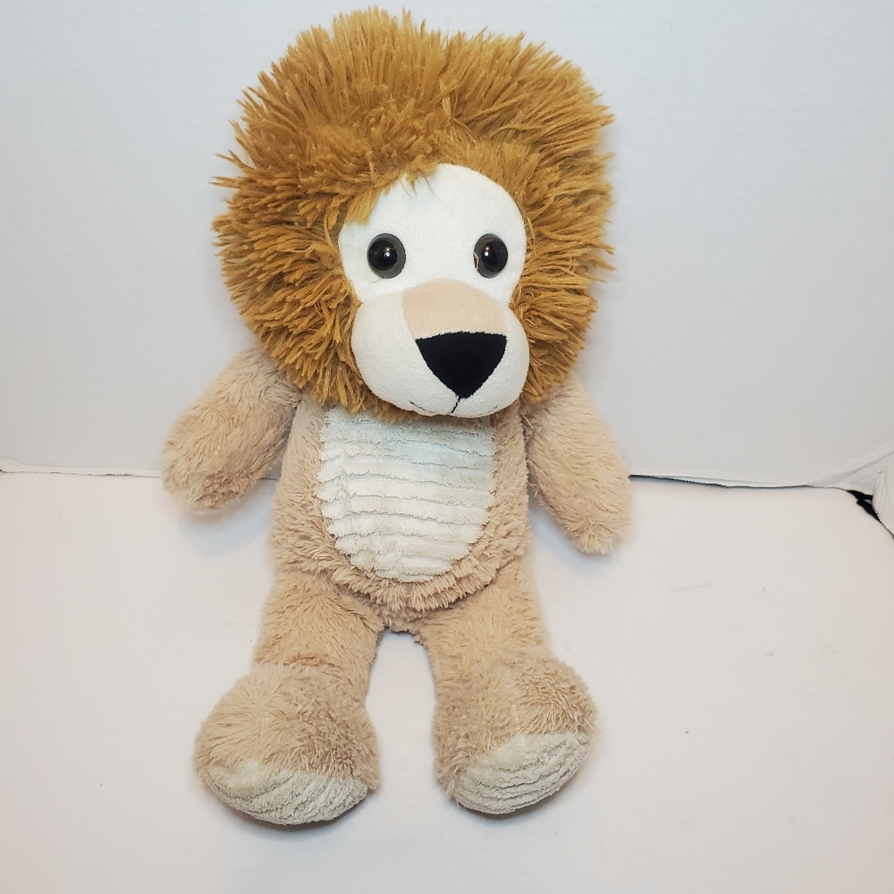 Dolgen Lion Brown 15 Inch Plush Toy Stuffed Animal.Manufacturer tag is missing.